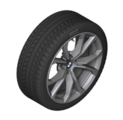 36112462643 - : G20/22 3 Series 17" Style 776 V Spoke Ferric Grey Winter Wheel/Tire - 7.5x17 for BMW Image
