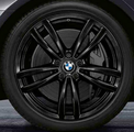 36112462556 - : G32 6 Series GT, G11/12 7 Series 19" Style 647M Black Winter Wheel/Tire - 8.5x19 for BMW: 740i, M760i xDrive Image