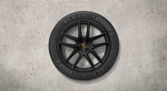 95B044651E - : 95B-3 Macan (2022+) 20" Macan S Winter Wheel/Tire Set - Black (Pirelli) for Porsche Image