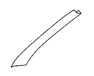 51438173497 - Body: Windshield Pillar Trim for BMW Image