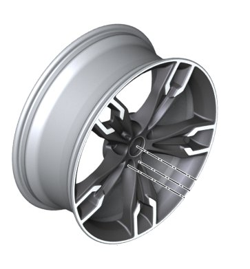 Genuine BMW 36-11-7-855-088 | G30 5 Series M Double Spoke 20