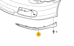 98750598704 - : 987-2 Cayman (2009-2012) SportDesign Front Aerokit Splitter for Porsche Image