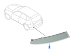 63147338807 - : Reflector - Left for BMW: X4 Image