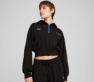 80125B5F386 - : BMW M Motorsport Women ESS+ HZ Puma Hoodie - Black for BMW Image