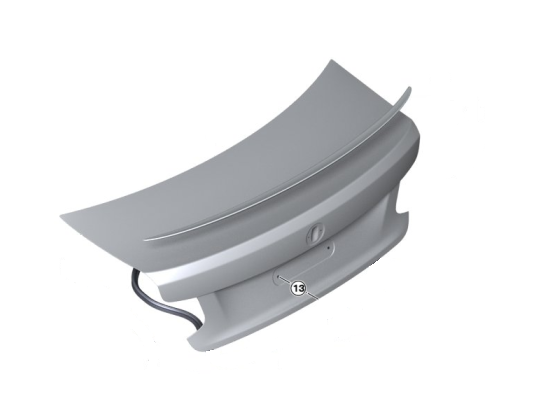 51628057648 - : F22 2 Series M Sport Rear Spoiler for BMW: 228i, 228i xDrive, 230i, 230i xDrive, M2, M235i, M235i xDrive, M240i, M240i xDrive Image