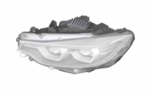 63117478159 - : Adaptive LED Headlight Assembly - Left for BMW: 430i, 430i Gran Coupe, 430i xDrive, 430i xDrive Gran Coupe, 440i, 440i Gran Coupe, 440i xDrive, 440i xDrive Gran Coupe, M3, M4 Image