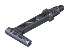 24507590395 - Body: Emergency Handle for BMW: 528i, 528i xDrive, 535d, 535d xDrive, 535i, 535i GT, 535i GT xDrive, 535i xDrive, 550i, 550i GT, 550i GT xDrive, 550i xDrive, ActiveHybrid 5, M5, X1 Image