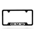 82120010398 - : BMW Nameplate License Plate Frame - Black Finish for BMW: 128i, 135i, 135is, 228i, 228i xDrive, 230i, 230i xDrive, 320i, 320i xDrive, 328d, 328d xDrive, 328i, 328i xDrive, 330e, 330i, 330i GT xDrive, 330i xDrive, 335d, 335i, 335i GT xDrive, 335i xDrive, 335is, 340i, 340i GT xDrive, 340i xDrive, 428i, 428i xDrive, 430i, 430i Gran Coupe, 430i xDrive, 435i, 435i xDrive, 440i, 440i xDrive, 528i, 528i xDrive, 530i, 530i xDrive, 535d, 535d xDrive, 535i, 535i GT, 535i GT xDrive, 535i xDrive, 540d xDrive, 540i, 540i xDrive, 550i, 550i GT xDrive, 550i xDrive, 640i, 640i Gran Coupe, 640i xDrive, 640i xDrive Gran Coupe, 640i xDrive Gran Turismo, 650i, 650i Gran Coupe, 650i xDrive, 650i xDrive Gran Coupe, 740e xDrive, 740i, 740i xDrive, 740Li, 740Li xDrive, 750i, 750i xDrive, 750Li, 750Li xDrive, 760Li, 840i, 840i Gran Coupe, Alpina B6 xDrive Gran Coupe, Alpina B7, M2, M235i, M235i xDrive, M240i, M240i xDrive, M3, M340i, M4, M440i Gran Coupe, M5, M550i xDrive, M6, M6 Gran Coupe, M760i xDrive, M8, X1, X2, X3, X4, X5, X6, X7, Z4 Image