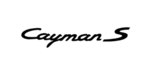 98755998301041 - : 987 Cayman (2006-2012) Gloss Black Cayman/Cayman S Logo for Porsche Image