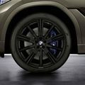 36112459621 - : G05 X5, G06 X6 M Performance 22" Star Spoke Style 749M Matte Black Summer Wheel/Tire Set for BMW: X6 Image