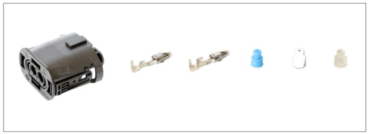 61132360041 - : Repair Kit for Socket Housing - 2 pol for BMW: 525i, 528i, 528i xDrive, 528xi, 530i, 535i, 535i xDrive, 535xi, 540i, 550i Image