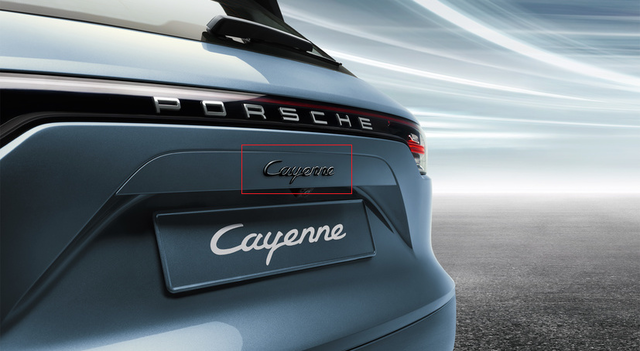 9Y004487021G2X - : ​9YA Cayenne Coupe E3 (2018+) Model Designation Lettering for Porsche Image
