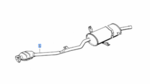 18121178047 - : Exhaust Pipe for BMW: 325, 325e, 325es Image