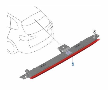 63257491365 - Electrical: High Mount Lamp for BMW Image