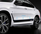 51145A26A67 - : G01 X3, G02 X4 M Performance Frozen Black Foil Application Set for BMW: X3, X4 Image