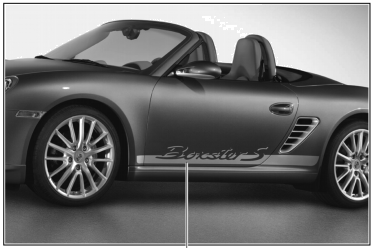 98704480250041 - : 987 Boxster/Cayman (2005-2008) Decorative Film Logo Set for Porsche Image
