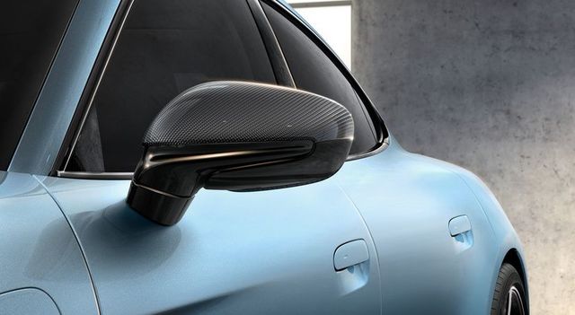 9J104480040 - : 9J1 Taycan (2020+) Carbon Fiber Exterior Mirror Trim Set for Porsche Image