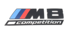 51148098328 - : F91/92/93 M8 Competition Trunk Badge - Gloss Black for BMW: M8, M8 Gran Coupe Image