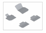 51477491450 - : Floor Mat Set - Black for BMW Image