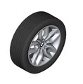 36112413552 - : F25 X3 F26 X4 17" Style 305 Winter Wheel/Tire Assembly - up to 4/2014 for BMW Image