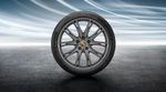 971044660I - : 971 Panamera (2017-2020) 21" Exclusive Design Summer Wheel/Tire Set - Platinum for Porsche: Panamera Image