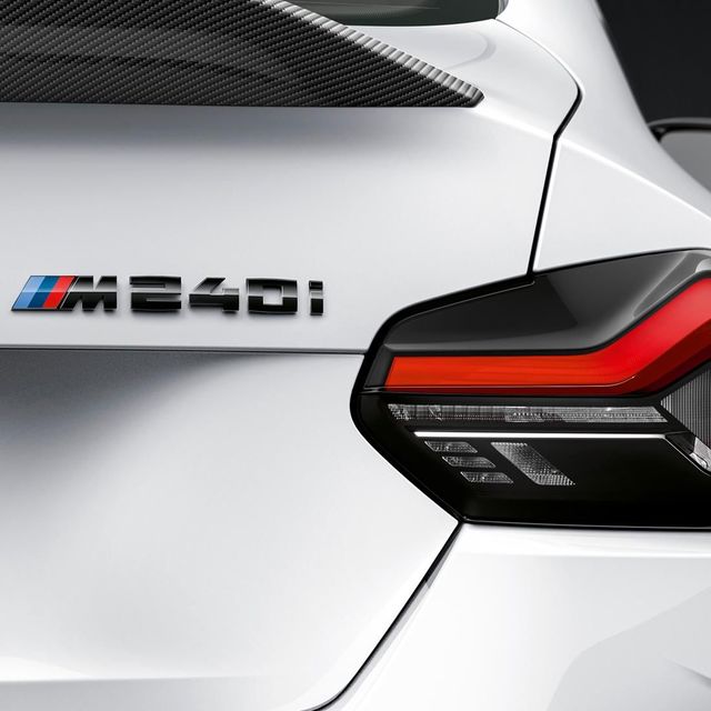 Gloss Black BMW M240i Badge + 2x M Wing Badges – Includes Free Alcohol Wipe