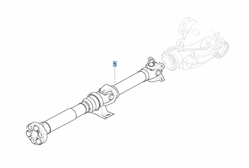 26107567941 - Universals &amp; Rear Axle: Drive Shaft for BMW Image