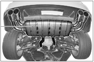 95804420000 - : 92A Cayenne (2011-2014) Sport Exhaust System for Porsche: Cayenne Image