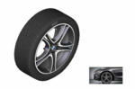 36110077823 - : F44 2 Series GC 18" Style 361 Double Spoke Orbit Grey Wheel/Tire Set for BMW: 230i, M240i Image