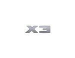 51145A4BAC8 - : Nameplate = X3 for BMW Image