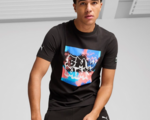 80155B5F868 - : BMW M Motorsport Neon Energy Puma Graphic Tee - Black for BMW Image