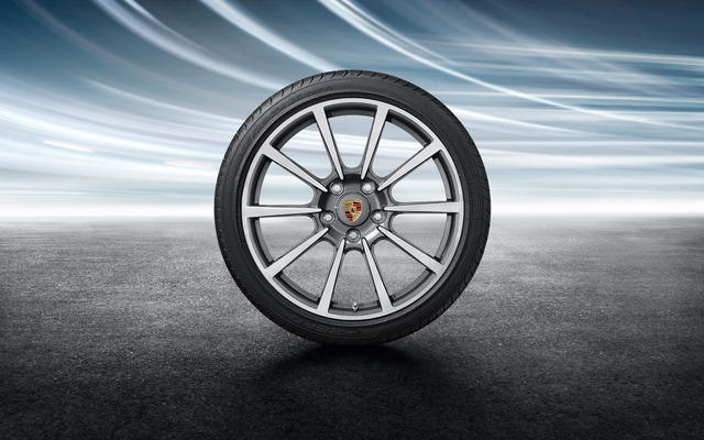 98204460208 - Wheels: 982 718 Boxster/Cayman (2017+) 20" Carrera Classic Summer Wheel/Tire Set for Porsche: 718 Boxster, 718 Cayman Image