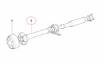 26111227283 - : Drive Shaft for BMW: 328i, 328is Image