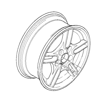 Genuine BMW 36-11-2-228-995 | Light Alloy Rim - M Parallel