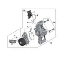 11515B43066 - : Engine Water Pump with Support for BMW: 540i, 540i xDrive, M340i, M340i xDrive, M440i, M440i Gran Coupe, M440i xDrive, M440i xDrive Gran Coupe, X3, X4, X5, X6, X7 Image