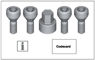 Genuine BMW 36-13-6-786-419 | Wheel Stud Locks Set