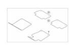 51477007313 - : Set Of Floor Mats Velours (Black) for BMW Image