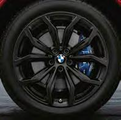 36112472748 - : G01 X3, G02 X4 20" Style 695 Y-Spoke Matte Black Winter Wheel/Tire - 8Jx20 for BMW Image