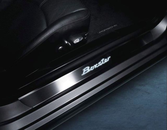 98755199000 - : 987 Boxster/Cayman (2005-2012) Stainless Steel Door Entry Guards - Illuminated for Porsche Image