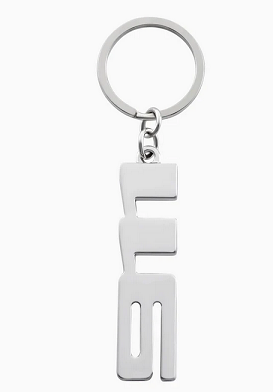 Genuine Porsche WAP-050-036-0P-911 |911 Logo Key Ring