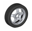36115B540A4 - : Space Saver Wheel With Tire (115/85R18 96M) for BMW Image