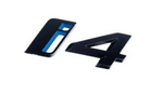 51145A63542 - : G26 i4 M Performance Gloss Black Painted Lettering - "i4" for BMW Image