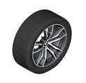 36112365424 - : F85 X5M F86 X6M 20" Style 611M Orbit Grey Front Winter Wheel/Tire Assembly for BMW Image