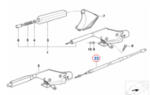 34401166055 - : Hand Brake Bowden Cable for BMW: Z3 Image
