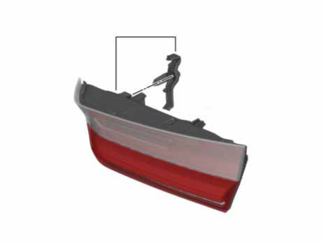 63217420456 - Electrical: Backup Lamp for BMW: 330e, 330e xDrive, 330i, 330i xDrive, M3, M340i, M340i xDrive Image