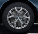 36115B4E9A1 - : ​G45 X3 18" Style 921 Y-Spoke Refined Silver Winter Wheel/Tire - 8x18 for BMW: X3 Image