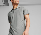 80175B5F8C6 - : BMW M Motorsport Puma Polo - Medium Gray Heather for BMW Image