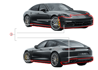 971044863J - : 971-2 (2021+) Sport Design Aero Package - Carbon Version for Porsche Image
