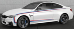 51142351089 - : F80 M3 M Performance Motorsports Stripes Film Set for BMW: M3 Image