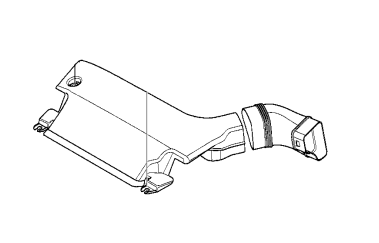 13717501988 - Engine: Air Inlet Assembly for BMW Image